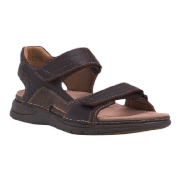 Clarks Other - CLARKS Men's Leather Nature Trek Sport Sandals Brown Size various